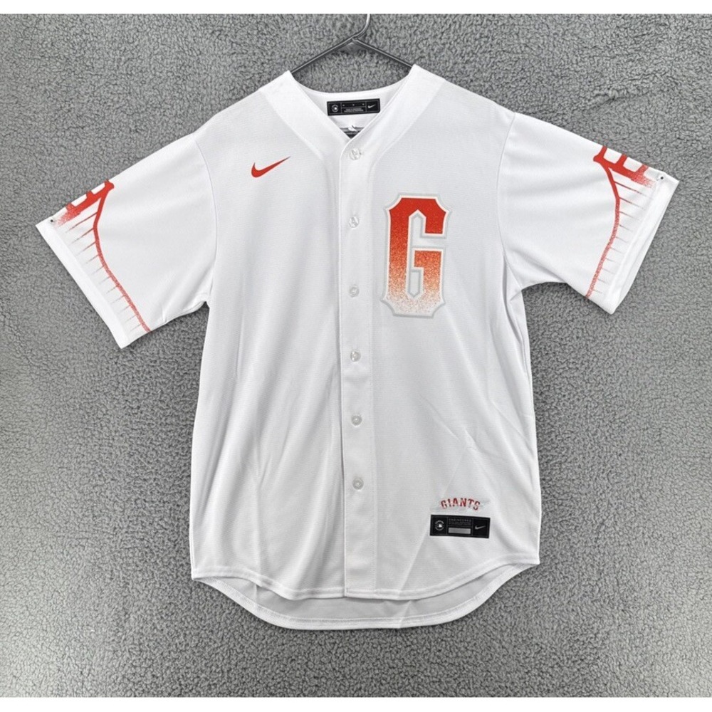 Nike San Francisco Giants City Connect Joey Bart Jersey 21 White Mens Medium NWT
